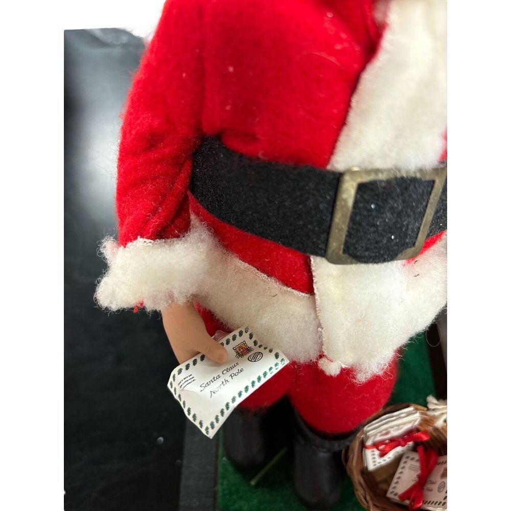 VTG 1990 Smile Ind LTD 1991 Crestone DEAR SANTA Workshop Christmas Musical Scene - Picture 5 of 7
